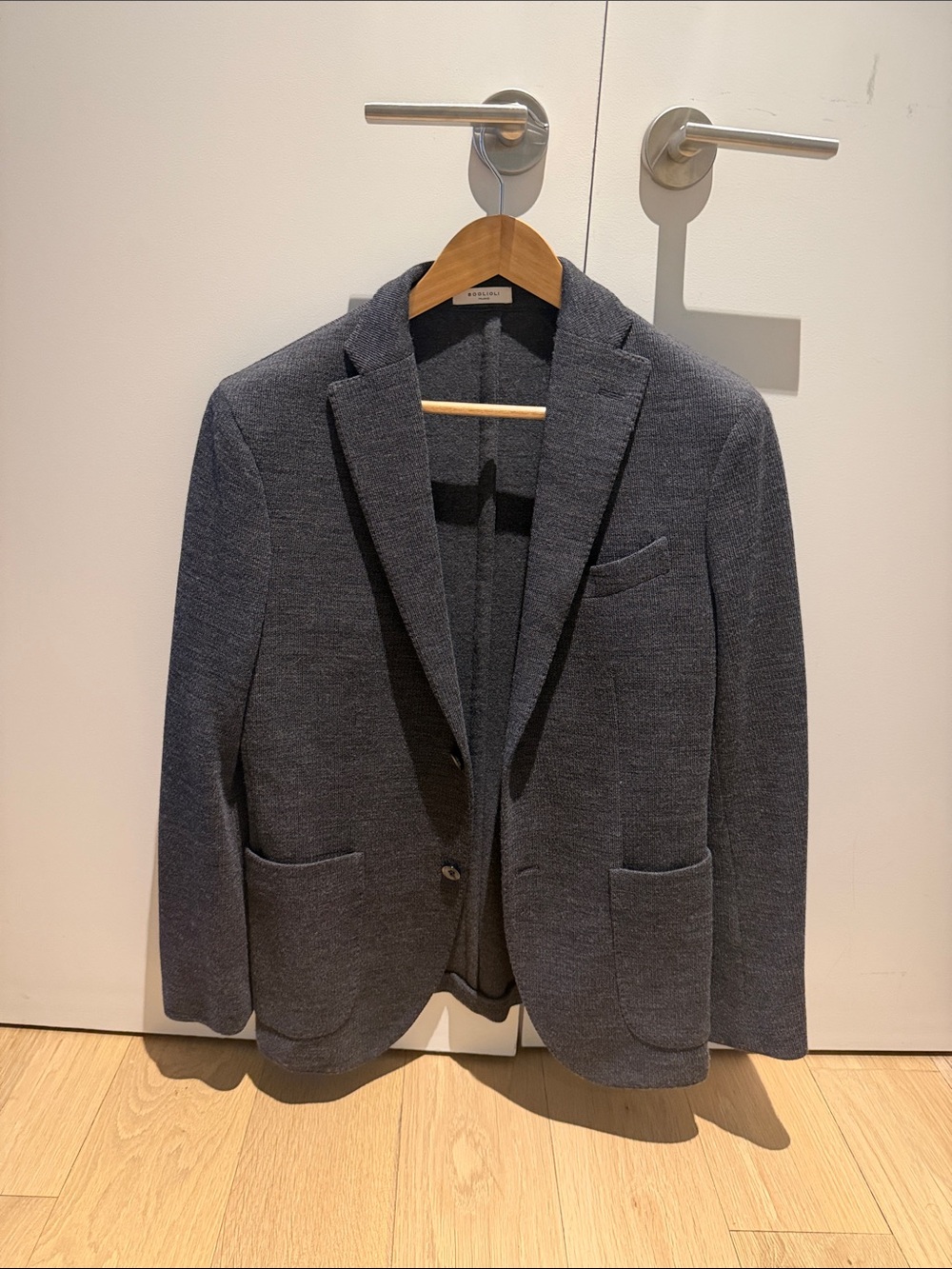 Boglioli - Textured Navy Knit Blazer - Modern Casual Sport Coat